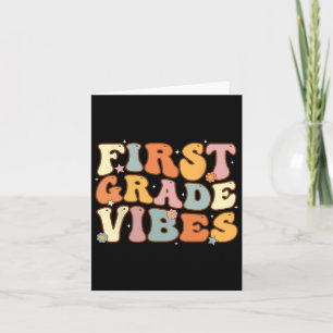 Terug naar school eerste klas Vibes leerling leraa Kaart