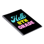 Terug naar school, eerste schooldag notitieboek (Rechterzijde)