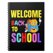 Terug naar school, eerste schooldag, schoolmeisjes notitieboek (Voorkant)