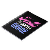 Terug naar school, eerste schooldag, schoolmeisjes notitieboek (Linkerzijde)