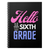 Terug naar school, eerste schooldag, schoolmeisjes notitieboek (Voorkant)