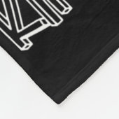 Terug naar school eerste schooldag typografie Kind Fleece Deken (Hoek)