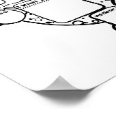 Terug naar school! Eigen Owl Al Over mij Poster (Hoek)