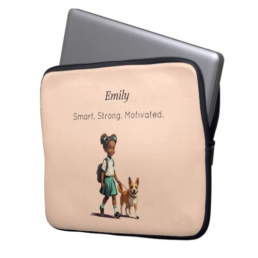 Terug naar School Electronics Bag Laptop Sleeve (Voorkant Links)