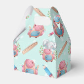 Terug naar School Elephant Pattern Bedankdoosjes (Voorkant Zijde)