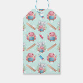 Terug naar School Elephant Pattern Cadeaulabel (Voorkant)