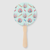 Terug naar School Elephant Pattern Handwaaier (Achterkant)