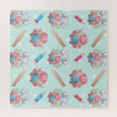 Terug naar School Elephant Pattern Legpuzzel (Horizontaal)