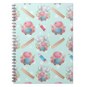 Terug naar School Elephant Pattern Notitieboek (Voorkant)