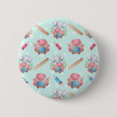 Terug naar School Elephant Pattern Ronde Button 5,7 Cm (Voorkant)