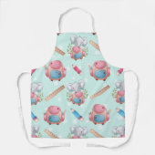 Terug naar School Elephant Pattern Schort (Voorkant)