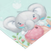 Terug naar School Elephant Pattern Tafelkleed (Gekanteld)