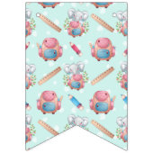 Terug naar School Elephant Pattern Vlaggetjes (Derde vlag)