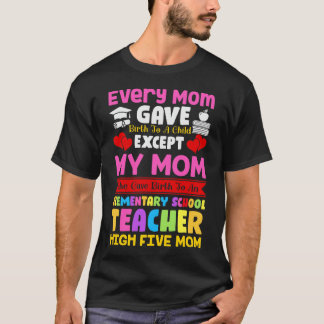 Terug naar school, elke moeder bevond een kind exc t-shirt