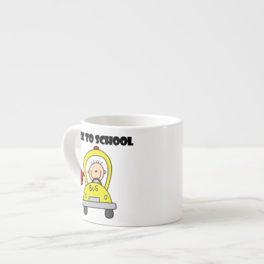 Terug naar school espresso kop (Links)