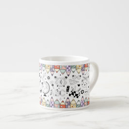 Terug naar school espresso kop