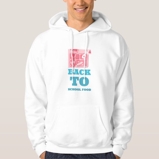 Terug naar school Eten-school Lunch Break Hoodie (Voorkant)