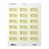 Terug naar school etiket (Full Sheet)