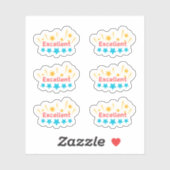 Terug naar School "Excellent" Stickers (Vel)