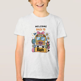 Terug naar school-feest! Aanpasbare eind-van-de-zo Tri-Blend Shirt