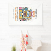 Terug naar school-feest! Bewerkbare eindejaars zom Spandoek (Insitu)