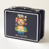 Terug naar School First Day of Pre-K Lion & Butter (Achterkant)
