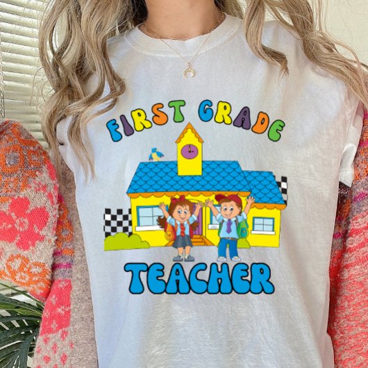 Terug naar School First Grade Teacher T-shirt