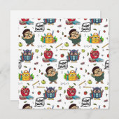 Terug naar School Flat Kaart (Voorkant / Achterkant)