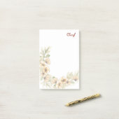 Terug naar School Floral Post-it® Notes (Op bureau)