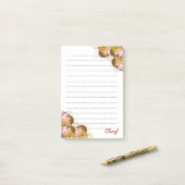 Terug naar School Floral Post-it® Notes (Op bureau)