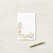 Terug naar School Floral Post-it® Notes (Op bureau)