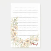Terug naar School Floral Post-it® Notes (Voorkant)