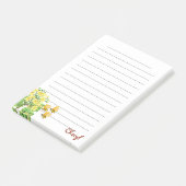 Terug naar School Floral Post-it® Notes (Schuin)