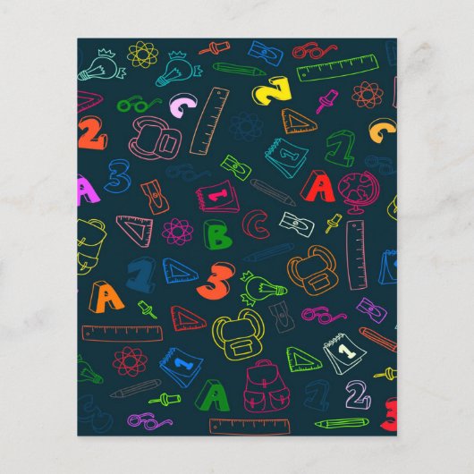 Terug naar school flyer (Achterkant)