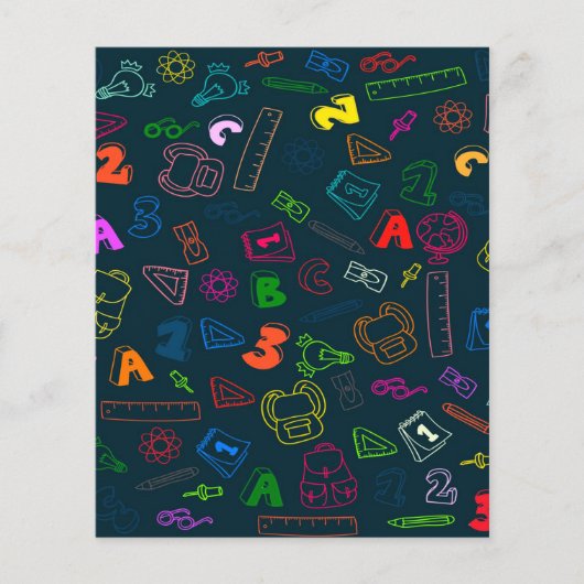 Terug naar school flyer (Voorkant)