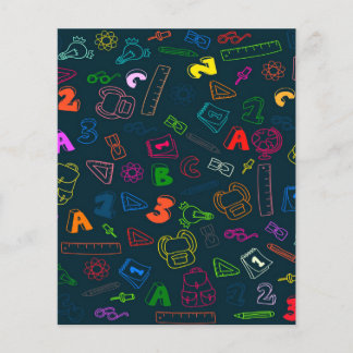 Terug naar school flyer