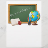 Terug naar school flyer (Voorkant)