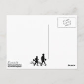 Terug naar school Foto Lijst Briefkaart (Achterkant)