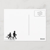 Terug naar school Foto Lijst Briefkaart (Achterkant)