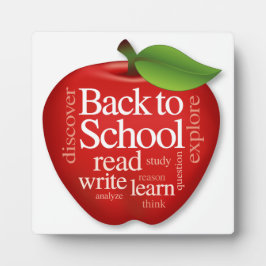 Terug naar School Fotoplaat