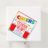 Terug naar school frisdrank cadeaukaartjes bedankjes labels (In situ)