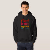 Terug naar school front office squad beste ooit ge hoodie (Voorkant volledig)