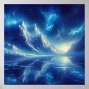 Terug naar school Frozen Indigo Horizon Poster