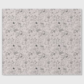 Terug naar School Fun en Elegant Dusty Pink Cadeaupapier (Vlak)