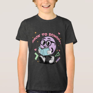 Terug naar School Fun Mascot Tri-Blend Shirt