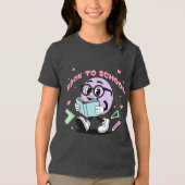 Terug naar School Fun Mascot Tri-Blend Shirt (Voorkant)