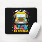 Terug naar School Fun Outfit School Bus Driver Muismat (Met muis)