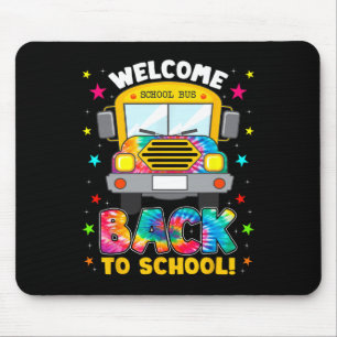 Terug naar School Fun Outfit School Bus Driver Muismat