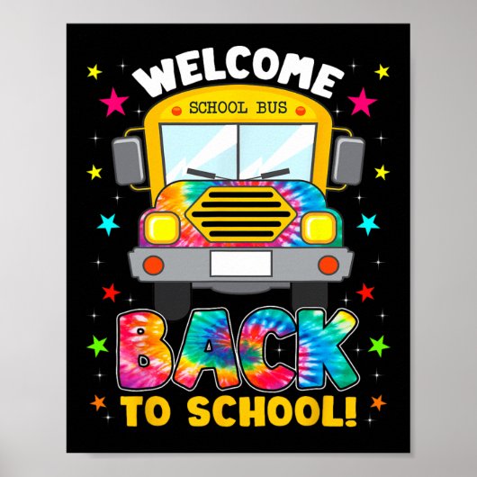 Terug naar School Fun Outfit School Bus Driver Poster (Voorkant)