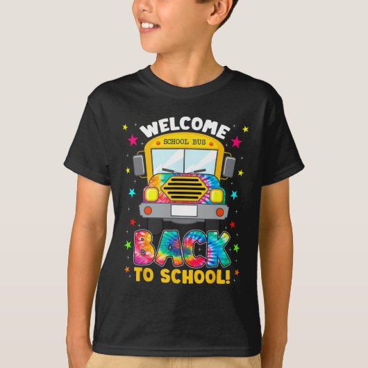 Terug naar School Fun Outfit School Bus Driver T-shirt (Voorkant)